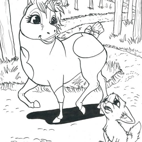 Inktober 2017 - Fat & Shy