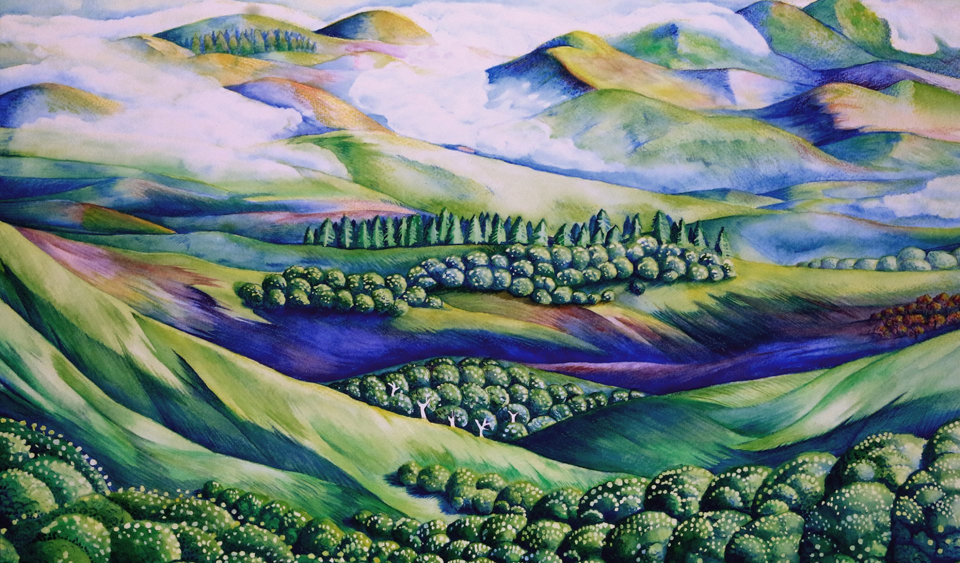 Rolling Fog of Rolling Californian Hills